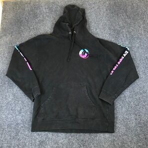 Santa Cruz Odd Future Skateboard Hoodie Mens Large Black Logo Graphic Cotton